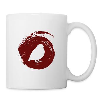 Birds Watching Bird Illustration Birds - Mug - white - Right