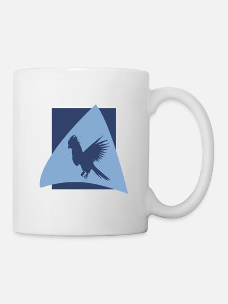 Perroquet Ara Perroquet - Mug blanc - blanc