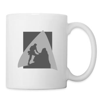 Alpiniste Pics - Mug blanc - blanc - Droite