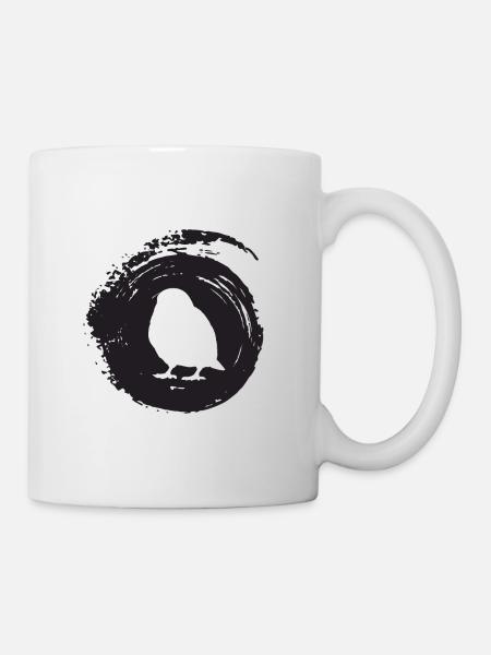 Observation des oiseaux Illustration d’oiseaux Illustration d’oiseaux - Mug blanc - blanc