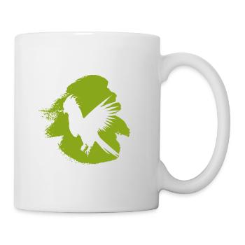 Perroquet Cacatoès Oiseau - Mug blanc - blanc - Droite