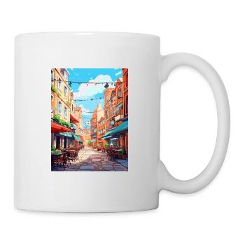Covent Garden London England Vintage Travel Poster - Mug - white - Right