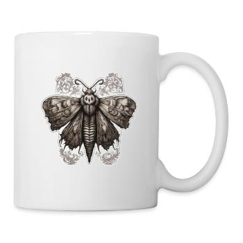Papillon de nuit / Animal / Insecte / Larve / Ravageur - Mug blanc - blanc - Droite