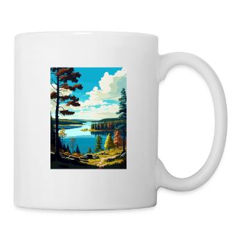 Kielder Water And Forest Park England Souvenir - Mug - white - Right