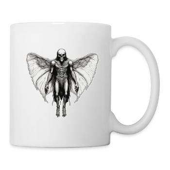 Papillon de nuit / Papillon de nuit / Insecte / Créature mythique / Flutterer - Mug blanc - blanc - Droite