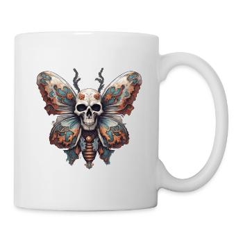Papillon de nuit / Animal / Insecte / Larve / Ravageur - Mug blanc - blanc - Droite