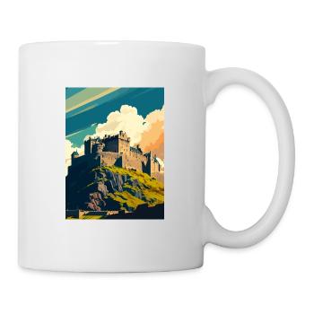 Stirling Scotland Castle Vintage Travel Poster WPA - Mug - white - Right