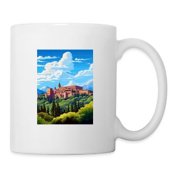 Alhambra Spain Vintage Travel Poster WPA Souvenir - Mug - white - Right