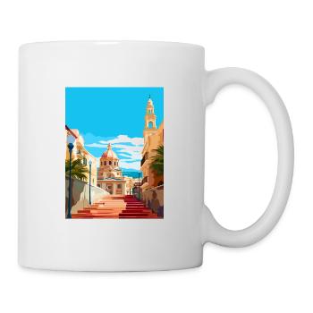 Alicante Espagne Vintage voyage affiche WPA Souvenir - Mug blanc - blanc - Droite