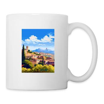 Granada Spain Vintage Travel Poster WPA Souvenir - Mug - white - Right
