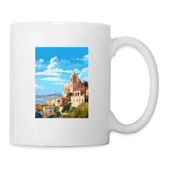 Alicante Espagne Vintage voyage affiche WPA Souvenir - Mug blanc - blanc - Droite