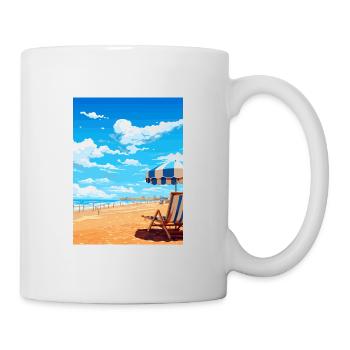 Costa De La Luz Espagne Vintage Voyage Poster WPA - Mug blanc - blanc - Droite