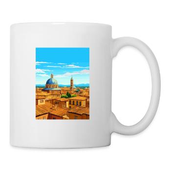 Bologna Decoration Italy Vintage Travel Poster WPA - Mug - white - Right