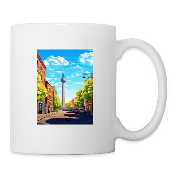 Berlin Germany Vintage Travel Poster WPA Souvenir - Mug - white - Right