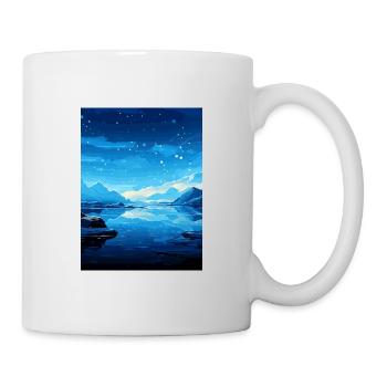 Iceland Vintage Travel Poster WPA Souvenir - Mug - white - Right