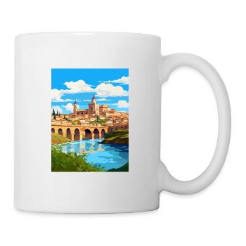 Cordoue Espagne Vintage voyage affiche WPA Souvenir - Mug blanc - blanc - Droite