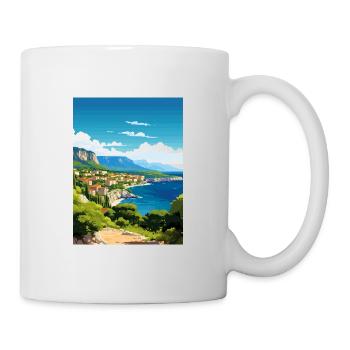 Croatia Vintage Travel Poster WPA Souvenir - Mug - white - Right