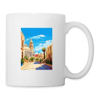 Murica Spain Vintage Travel Poster WPA Souvenir - Mug - white - Right