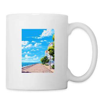Thessaloniki Greece Decoration Travel Poster - Mug - white - Right