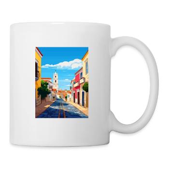 Lagos Portugal Vintage Travel Poster WPA Souvenir - Mug - white - Right