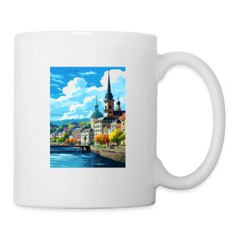 Koblenz Decoration Germany Vintage Travel Poster - Mug - white - Right