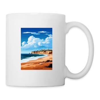 Sagres Portugal Vintage Travel Poster WPA Souvenir - Mug - white - Right
