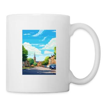 Leighton Buzzard England Vintage Travel Poster WPA - Mug - white - Right