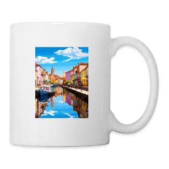 Aveiro Portugal Vintage Travel Poster WPA Souvenir - Mug - white - Right