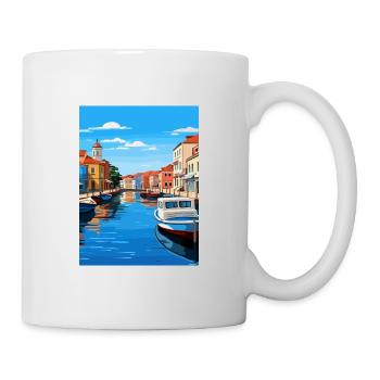 Aveiro Portugal Vintage Travel Poster WPA Souvenir - Mug - white - Right