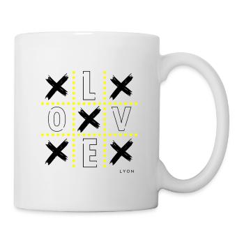 love Black yellow - Mug - white - Right