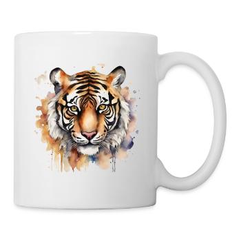 Power Animal, Tiger, Strength, Courage, Power, Bravery - Mug - white - Right