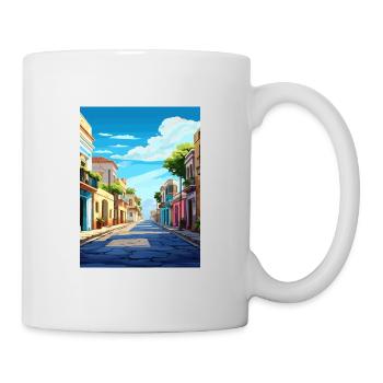 Merida Spanien Vintage Reiseposter WPA Souvenir - Tasse - Weiß - Rechts
