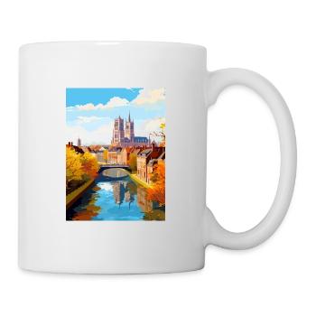 Amiens France Vintage Travel Poster WPA Souvenir - Mug - white - Right