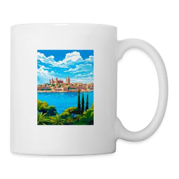 Palma De Mallorca Spain Vintage Travel Poster WPA - Mug - white - Right