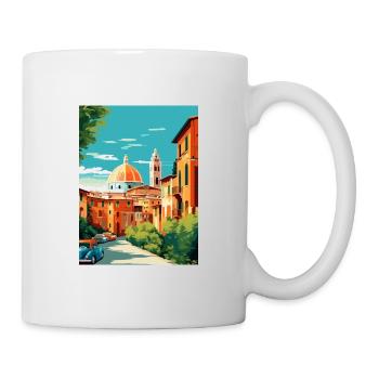 Vérone Italie Décoration Vintage Voyage Affiche WPA - Mug blanc - blanc - Droite