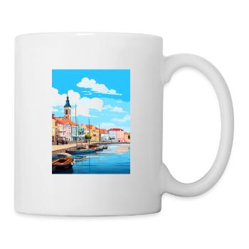 Aveiro Portugal Vintage Travel Poster WPA Souvenir - Mug - white - Right