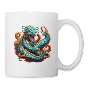 Hydre / Mythologie grecque / Serpent - Mug blanc - blanc - Droite