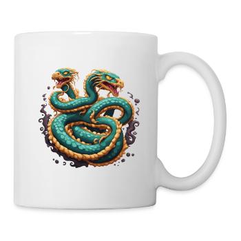 Hydre / Mythologie grecque / Serpent - Mug blanc - blanc - Droite