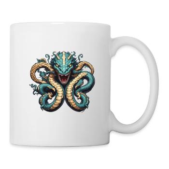 Hydre / Mythologie grecque / Serpent - Mug blanc - blanc - Droite