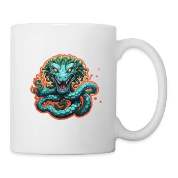 Hydre / Mythologie grecque / Serpent - Mug blanc - blanc - Droite