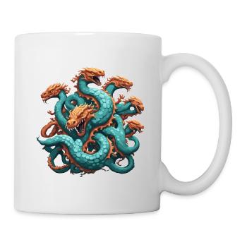 Hydre / Mythologie grecque / Serpent - Mug blanc - blanc - Droite