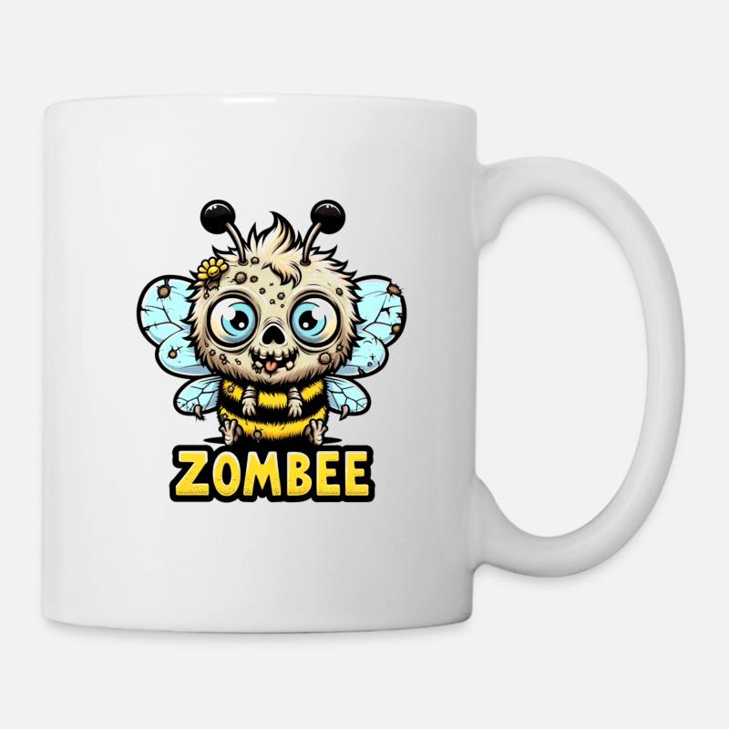 ZomBee - The Zombie Bee - Mug - white