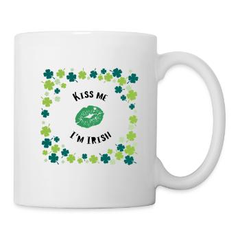 Kiss me I'm Irish - Tasse - Weiß - Rechts
