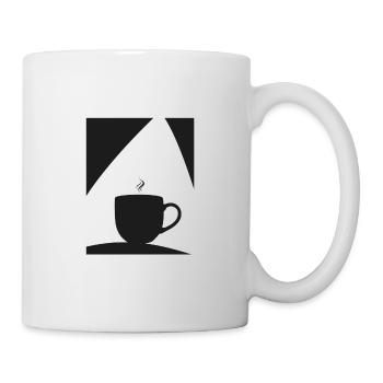 Kaffeebohne Cappuccino Koffein - Tasse - Weiß - Rechts