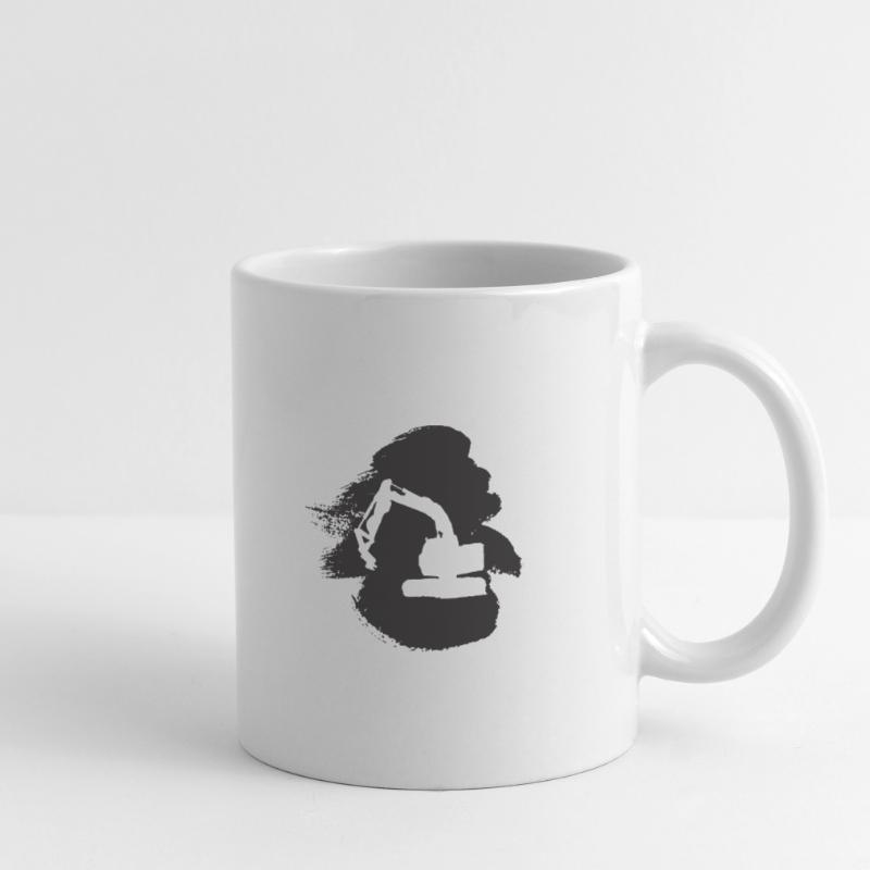 Baggerfahrerin Bagger Baggerfahrer Tasse