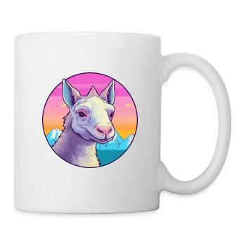 Aardvark Watercolor Cartoon Kawaii Pet Animal Colo - Mug - white - Right