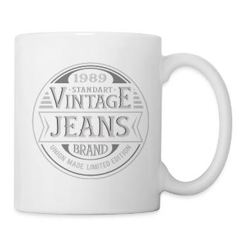 35th Anniversary Vintage Made in 1989 Retro - Mug - white - Right