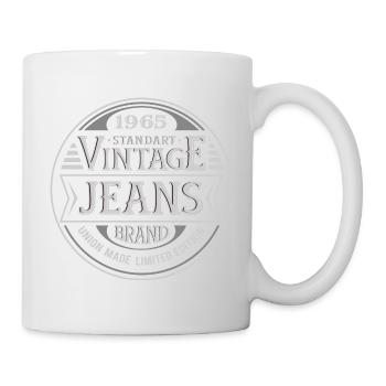 59-jähriges Jubiläum Vintage aus dem Jahr 1965 Retro - Tasse - Weiß - Rechts