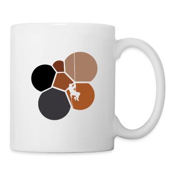 Kletterer Seilklettern Felsklettern - Tasse - Weiß - Rechts