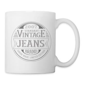 17th Anniversary Vintage Made in 2007 Retro - Mug - white - Right